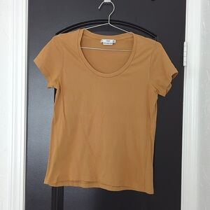 Mango Basics short sleeve scoop neck T-Shirt